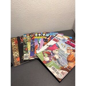 Mixed Lot Of 12 DC MARVEL And Assorted Comic Books From The 1980s-2000's VTG
